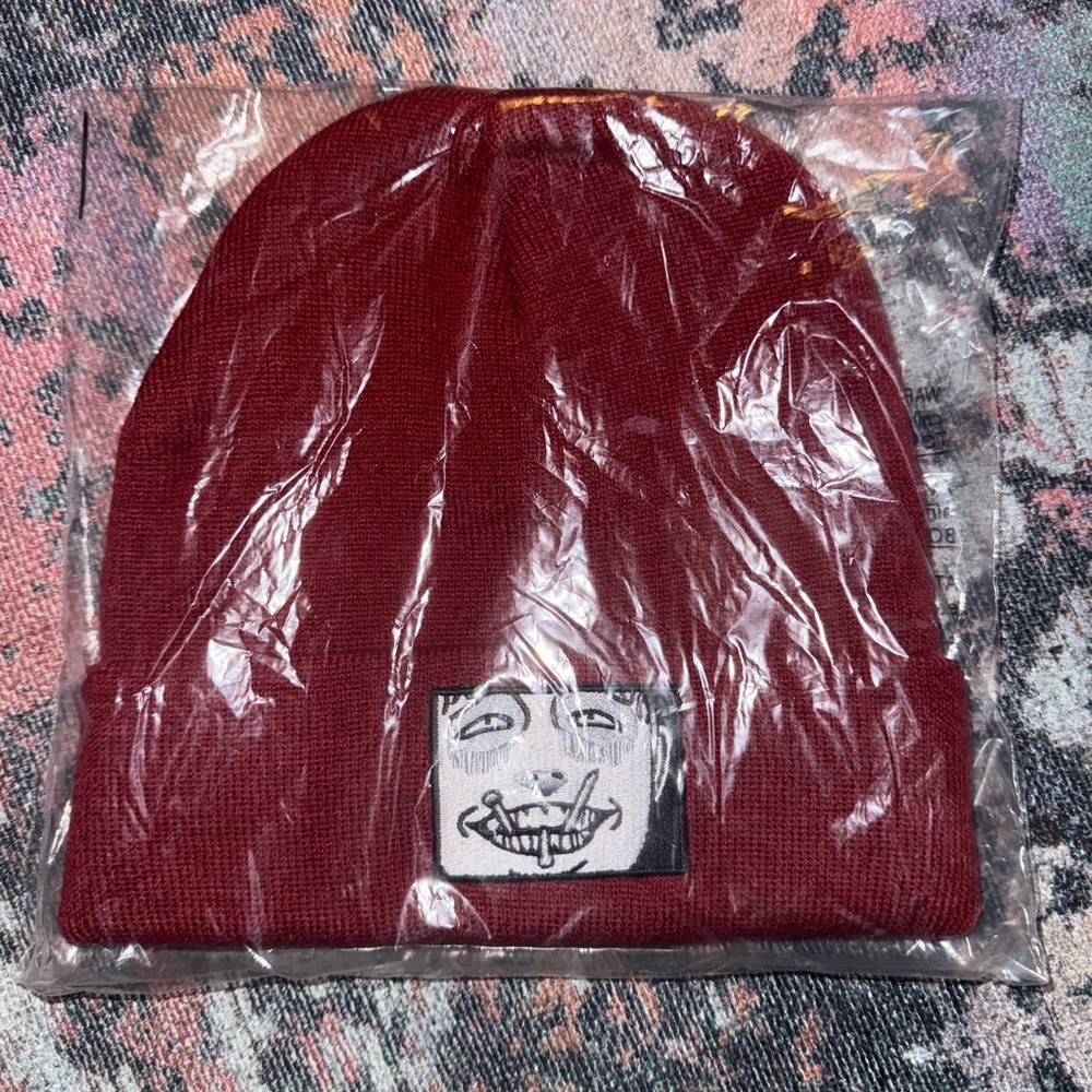 Ripple Junction Red Beanie - Junji Ito Collection
